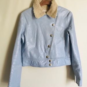 CELINE baby lamb moto jacket